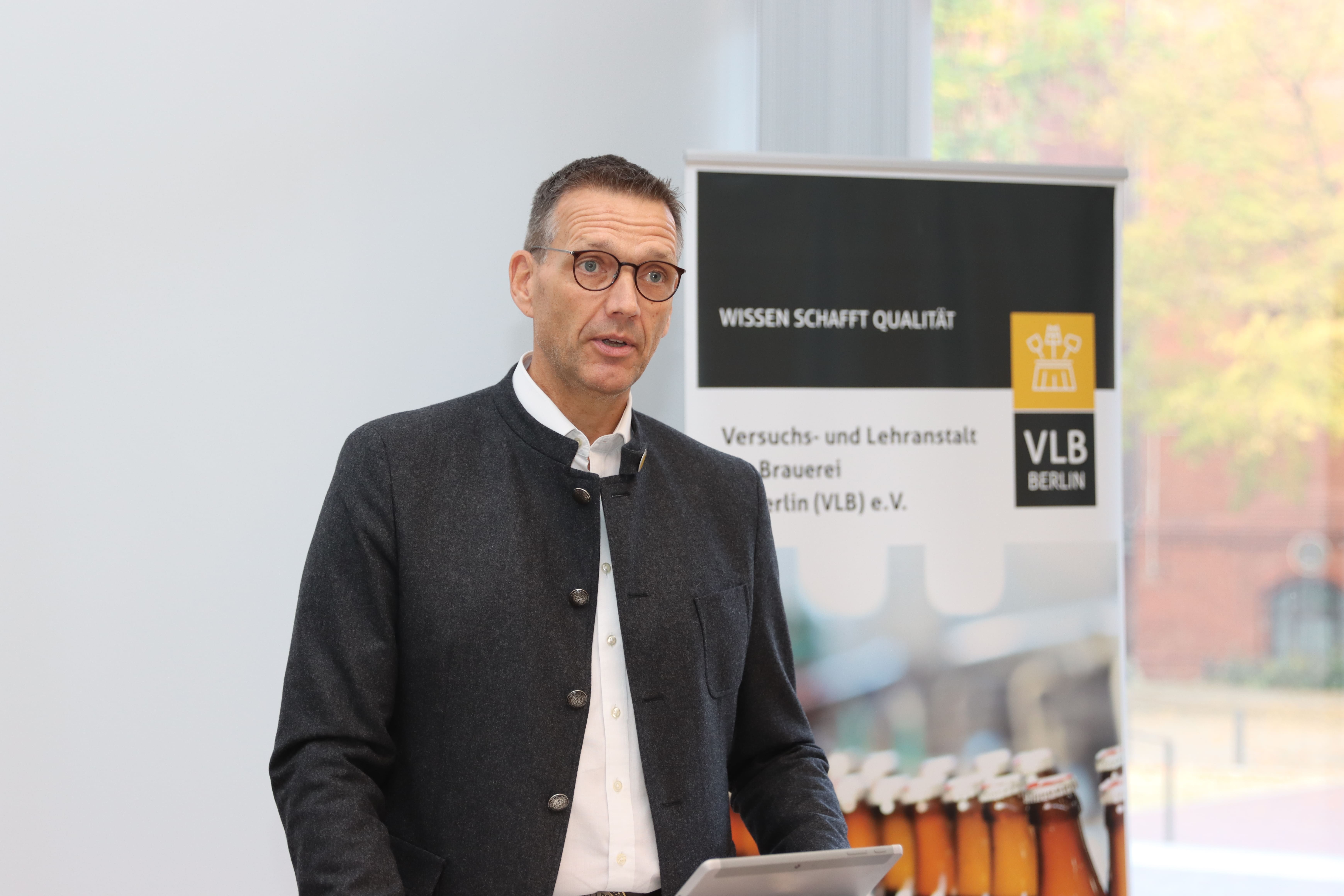 Präsident Christoph Kämpf in der VLB Berlin